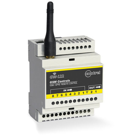 Коммуникационный модуль GSM - GW-12 - Contrel elettronica - GPRS / дистанционный / на DIN-рейке