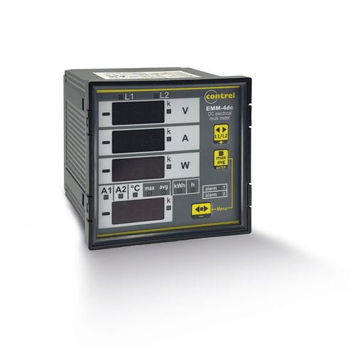 Цифровой мультиметр - EMM-4dc - Contrel elettronica - крепление на панели / CAT III / для лабораторий
