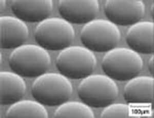 Линзовый растр из стекла BK7 - 200 µ - Rockwell Scientific - ультрафиолетовый / микроскопический