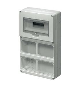 Распределительный шкаф из ABS - 16 - 63 A | EC69035 - Elettrocanali - для распределения электроэнергии / с электрической розеткой / предварительно собранный