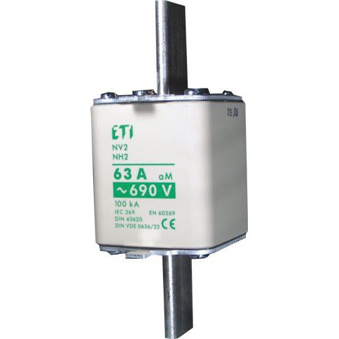 Предохранитель NH - 004185430 - ETI - Класс aM / для электрического двигателя