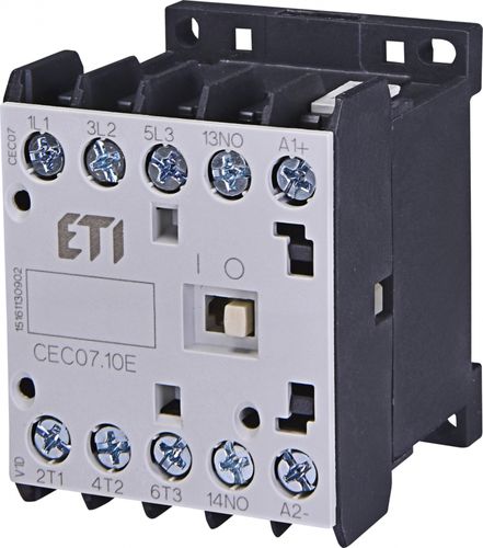Контактор для двигателя - 004641050 - ETI - электромагнитный / IEC / на DIN-рейке