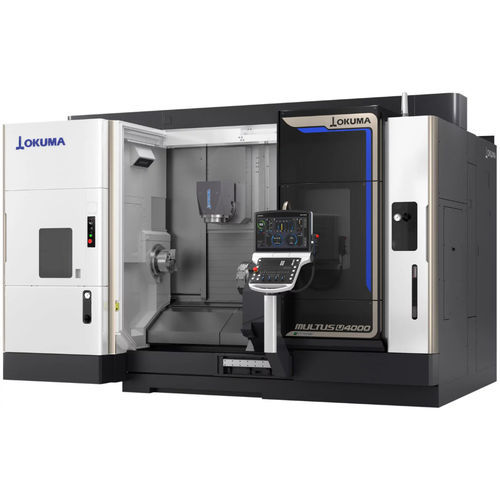 Токарно-фрезерный центр ЧПУ - MULTUS U4000 - OKUMA EUROPE GMBH - горизонтальный / с двумя револьверными головками / с двумя шпинделями