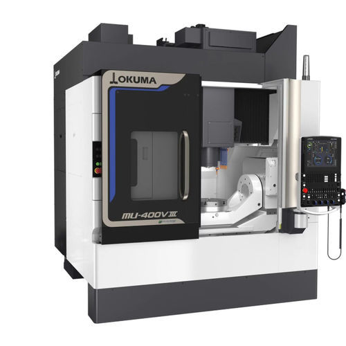 Обрабатывающий центр ЧПУ 5 осей - MU-400VIII - OKUMA EUROPE GMBH - универсальный / 32 инструмента / 20 инструментов