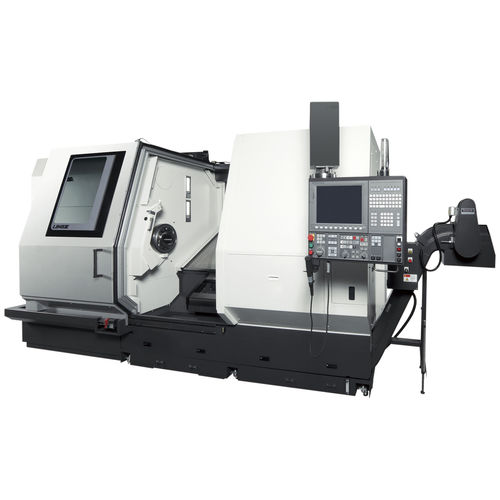 Токарный станок ЧПУ - LB45III - OKUMA EUROPE GMBH - горизонтальный / 2 оси / 12 инструментов