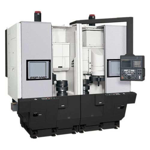 Токарный станок ЧПУ - 2SP-V40 - OKUMA EUROPE GMBH - вертикальный / 4 оси / с двумя стержнями
