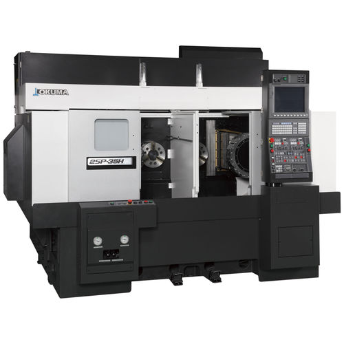 Токарный станок ЧПУ - 2SP-35H - OKUMA EUROPE GMBH - горизонтальный / с двумя стержнями / 12 инструментов