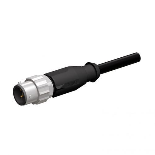 Соединитель M12 с A-кодом - CONEC Elektronische Bauelemente GmbH - для передачи данных / литой / круглый