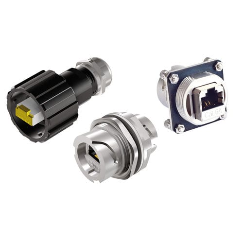 Соединитель для передачи данных - CONEC Elektronische Bauelemente GmbH - RJ45 / с байонетным замком / винтовой