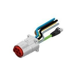 Соединитель для передачи данных - CONEC Elektronische Bauelemente GmbH - для источника электропитания / гибридный / RJ45