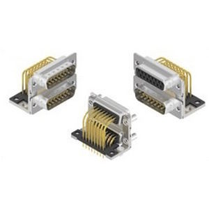 Соединитель двойной порт - CONEC Elektronische Bauelemente GmbH - для передачи данных / D-sub / прямоугольный
