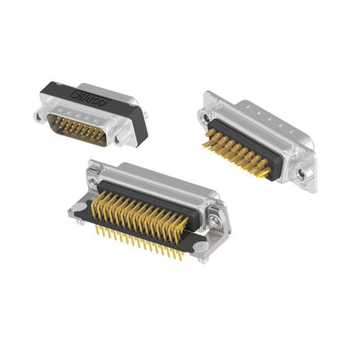 Соединитель D-sub - 163A166 series - CONEC Elektronische Bauelemente GmbH - для передачи данных / высокая плотность / сверхминиатюрный