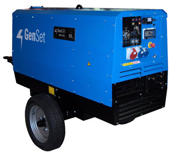 Сварочный аппарат MMA - 500 A, 10 - 16 kVA | MPM 500 P - Genset - монофазовый / с электрогенератором / мобильный