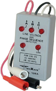 Детектор фазы - 90 - 600 V, 50 - 400 Hz | 108A, 108D series - Time Mark - напряжение