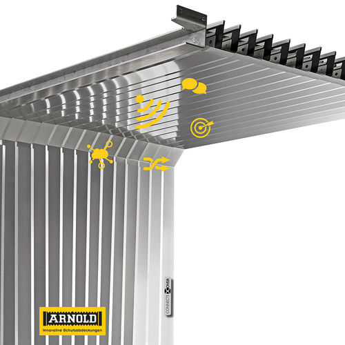 Защитный сильфон с прямым углом - Connected­Cover - Arno Arnold GmbH - из пластмассы / телескопический / большого размера