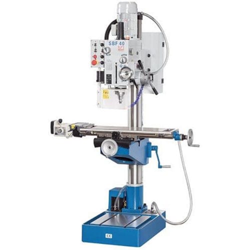 Вертикальный сверлильно-фаскосъемный станок - SBF 40 TV 1000 - Knuth Machine Tools - со стойкой / для стали / высокоточный