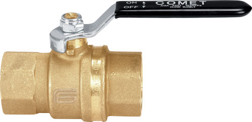 Клапан со сферическим золотником - COMET series - EFFEBI - с рычагом / для воды / резьбовой