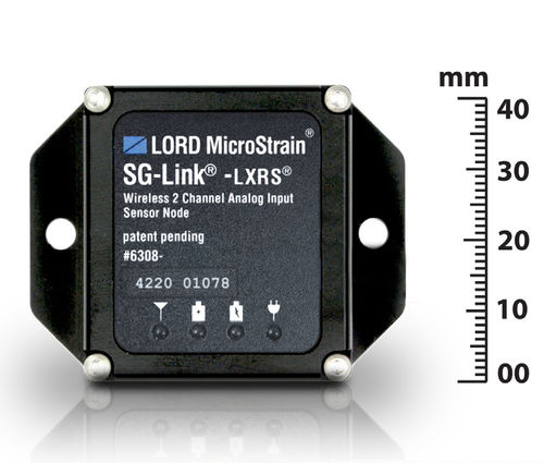 Детектор с помощью тензометрического датчика - SG-Link® -LXRS® - MicroStrain - беспроводной / аналоговый / многоканальный