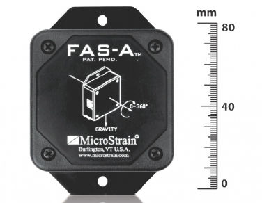 Наклономер 1 ось - FAS-A® - MicroStrain - 2 оси / аналоговый / инерциальный