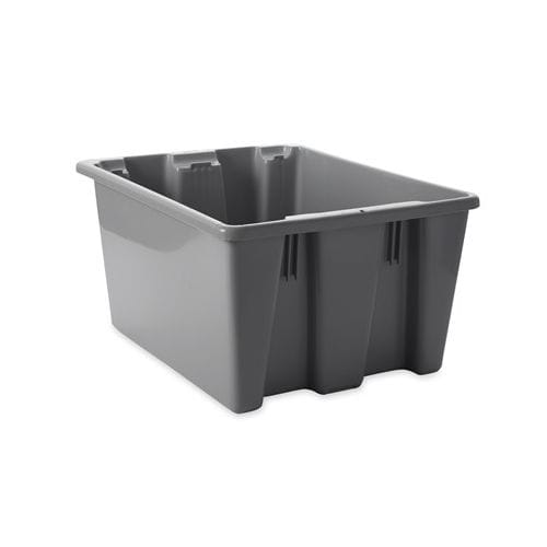 Ящичный поддон из пластика - FG172100GRAY - Rubbermaid - для хранения / транспортный / штабелируемый