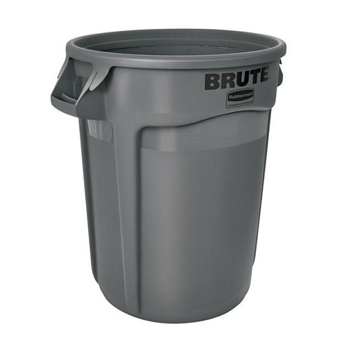 Контейнер для отходов из пластика - FG2620000GRAY - Rubbermaid - с ручкой / с вентиляционной системой / штабелируемый