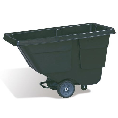 Опрокидной кузов для сыпучих материалов - FG9T1 - Rubbermaid - на колесиках / открытый
