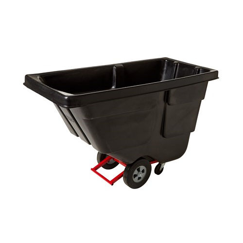 Опрокидной кузов для сыпучих материалов - FG13 - Rubbermaid - на колесиках / открытый