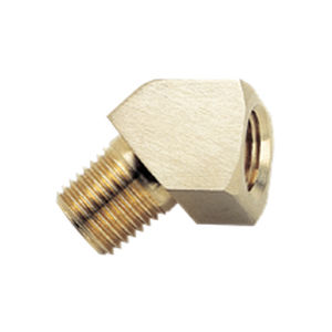 Гидравлический фитинг - ELA series - Progressive Components - резьбовой / под углом 45° / из латуни