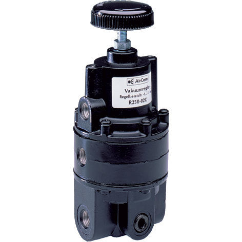 Регулятор давления для сжатого воздуха - R250-2 series - AirCom Pneumatic - с диафрагмой / многоуровневый / из нержавеющей стали