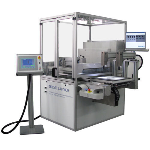 Автоматическая машина для трафаретной печати - LAB 1000 - THIEME - монохромная / с сенсорным экраном