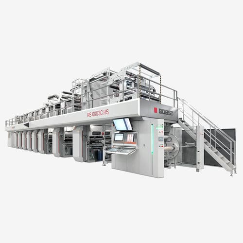 Печатная машина ротогравюра - RS 6003 - BOBST - для упаковки / цветная / высокоскоростная
