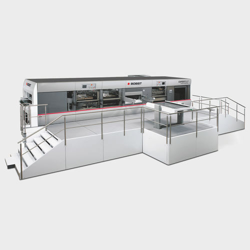 Станок для резки с полым пробойником - EXPERTCUT 145 PER - BOBST - для картона / для бумаги / ЧПУ