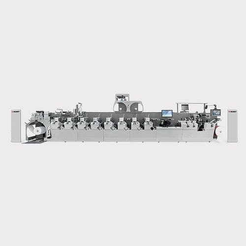 Линейный флексографическая печатная машина - M5, M5X - BOBST - 8-цветный / для этикеток / для упаковки