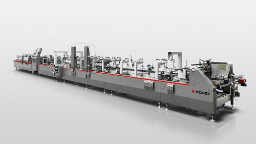 Производственная линия для ящиков - EXPERTFOLD 110 - BOBST - сгибание / проклейка