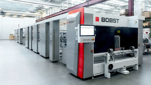Сгибочная машина картон - MASTERFOLD series - BOBST - электрическая / автоматическая / механизированная
