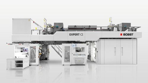 Флексографическая печатная машина с центральным барабаном - EXPERT CI - BOBST - 7-цветный / 8-цветный / 10-цветный