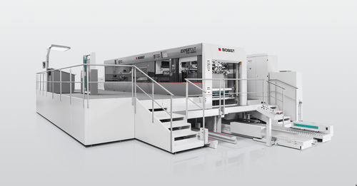 Станок для резки с полым пробойником - EXPERTCUT 145 PER - BOBST - для картона / для бумаги / для листа