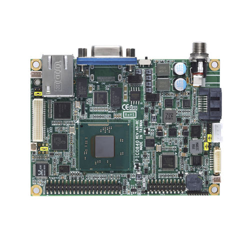 Материнская плата Pico-ITX - PICO842 - AXIOMTEK - Intel® Celeron® / Intel® / DDR3