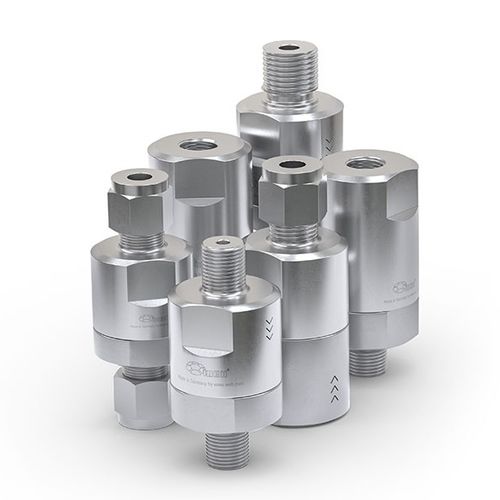 Шариковый предохранительный клапан - TVR200-S1 - WEH GmbH Verbindungstechnik - для газа / для коррозионной жидкости / из нержавеющей стали