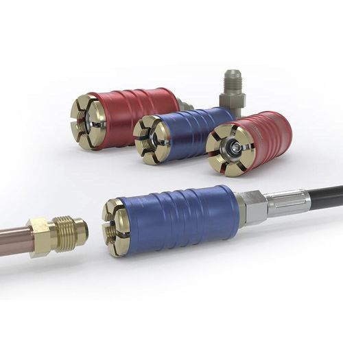 Быстроразъемное соединение - WEH® TW111 - WEH GmbH Verbindungstechnik - для охлаждающей жидкости / UNF / латуни
