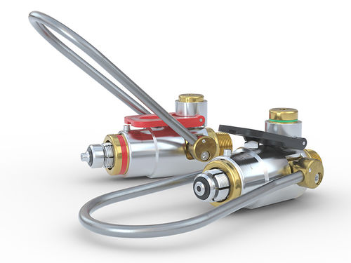 Пневматический фитинг - CLICKMATE® TW154 - WEH GmbH Verbindungstechnik - быстрый / из латуни / из нержавеющей стали