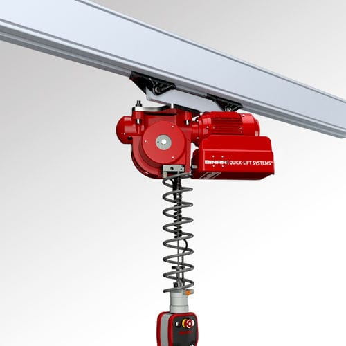 Подвесной манипулятор на направляющей - Quick-Lift Rail 300i - Binar Handling AB - пневматический / механический / с сервоприводом