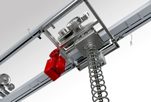 Подвесной манипулятор на направляющей - Quick-Lift Driven 125i - Binar Handling AB - с сервоприводом / для подъемника / для производства