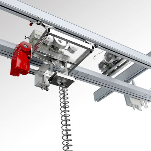 Подвесной манипулятор на направляющей - Quick-Lift Driven 300i - Binar Handling AB - с сервоприводом / для подъемника / эргономичный
