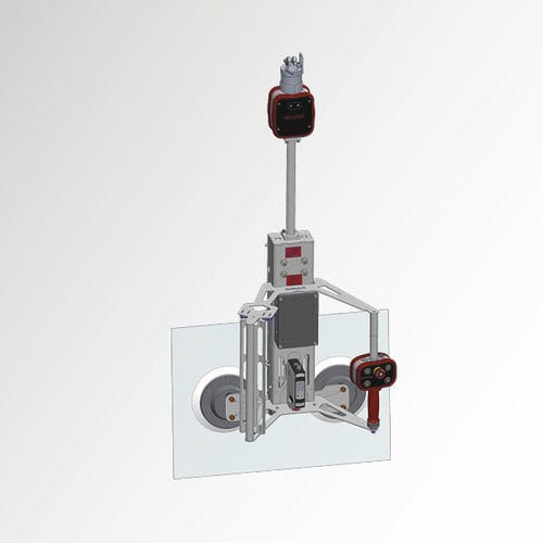 Вакуумная траверса для стеклянной пластины - Ergo Glass Pneumatic Tilt - Binar Handling AB - регулируемая / пневматическая / поворотная