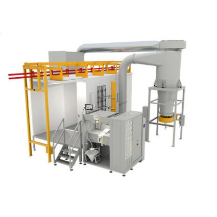 Камера напыления для запасных частей - MagicCompact® EquiFlow - Gema Switzerland - циклонная / для быстрой смены оттенка / автоматическая