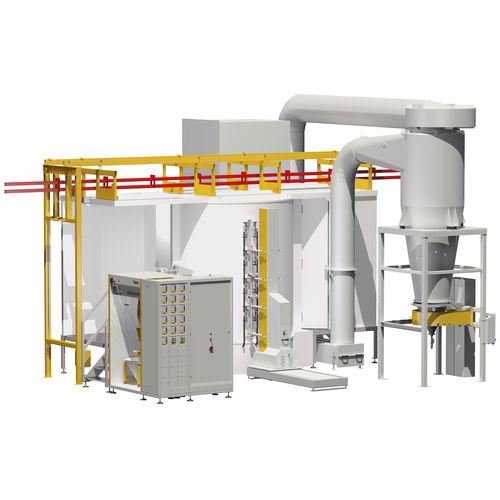 Камера напыления для запасных частей - MagicCylinder® EquiFlow - Gema Switzerland - циклонная / для быстрой смены оттенка / автоматическая