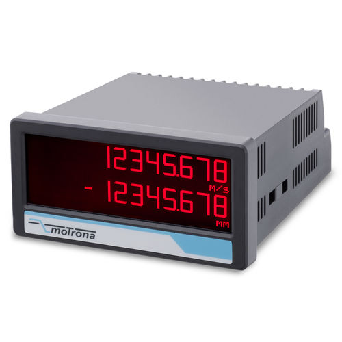 Индикатор с двойным каналом - MX350 touchMATRIX® - motrona - положения / скорости / частоты