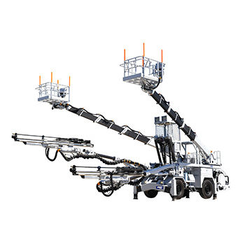 Машина для бурения шпуров для туннелей - JTH2200R - Furukawa Rock Drill - с тремя штативами