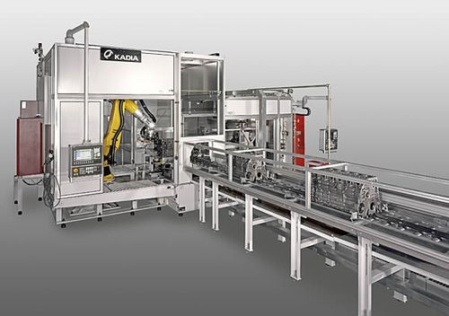 Роботизированный станок для удаления заусенцев - KADIA Production
